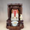 [COMBO SIÊU NÉT] Bộ 8 Món Bàn Thờ Thần Tài Ngang 48cm Gỗ Tràm +Thần Tài Ông Địa 8in+Bộ Gốm Sứ Đẹp Bóng Loáng